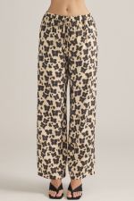 Entro Butterfly Printed Drawstring Pants