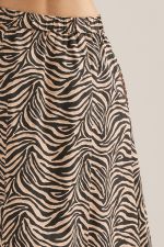 Entro Animal Print Midi Skirt