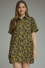 Entro Butterfly Print Mini Dress