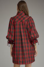 Entro Holiday Plaid Mini Dress