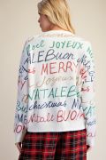 Easel Holiday Knitted Graphic Sweater