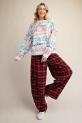 Easel Holiday Knitted Graphic Sweater