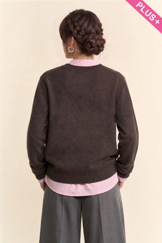 Davi & Dani Polka Dot Horse Cardigan