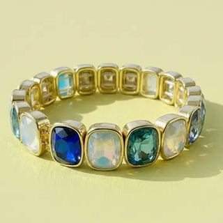 Taylor Elliott Enamel Stretch Bracelet -  Layla
