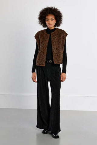 Molly Bracken Oversized Terry Knit Vest