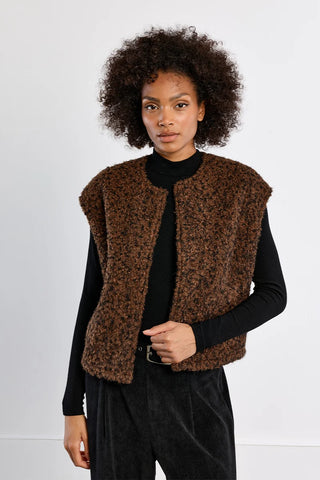 Molly Bracken Oversized Terry Knit Vest