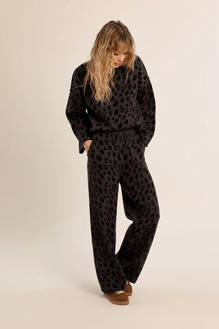 Molly Bracken Leopard Knit Trousers