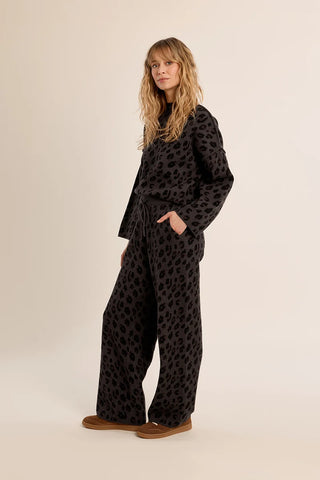 Molly Bracken Leopard Knit Trousers