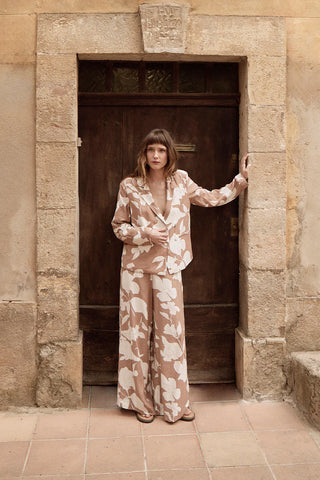 Molly Bracken Printed Wide Leg Pant