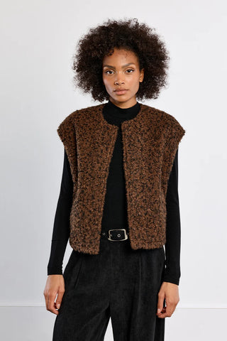 Molly Bracken Oversized Terry Knit Vest