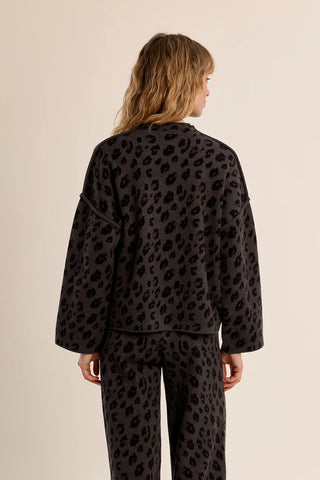 Molly Bracken Leopard Knit Sweater